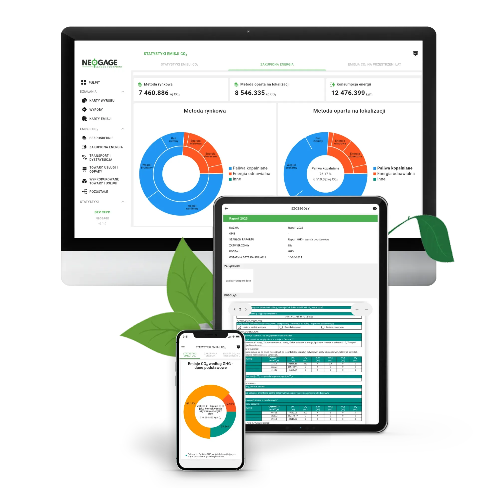 Manage emissions across your organization